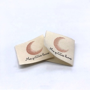 Etiqueta de impresión de algodón <span class=keywords><strong>para</strong></span> ropa Logotipo de impresión personalizado Etiqueta de impresión de camiseta - Product Image 6
