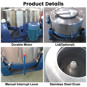 เครื่องปั่นผ้าไฮโดรสปินเนอร์แบบแรงเหวี่ยง,เครื่องปั่นผ้าไฮโดรสปินเนอร์สำหรับงานอุตสาหกรรม - Product Image 2