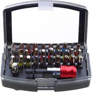 32 Piece Screwdriver Bit Set S2 Material <b>Precision</b> Bits Interchangeable For Diy Repair <b>Tools</b> - Product Image 1