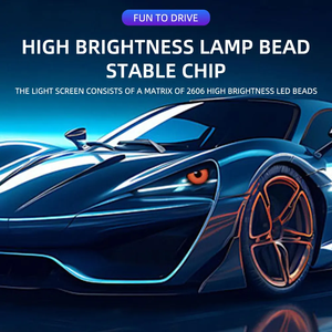 Nouveau panneau d'affichage LED multifonctionnel pour voiture, yeux de démon, yeux d'aigle, yeux de diable, écran clignotant, programmable par application - Product Image 3