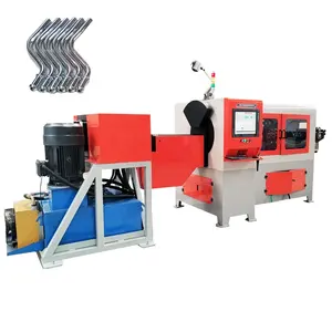 High quality silencer hanger hook making forming equipment combined 3d wire bending machine and rivet end making machine