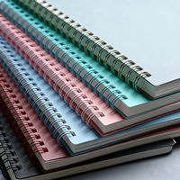 Carnet à spirale souple A4 personnalisé de luxe, imperméable, avec couverture souple, couleur personnalisée, pour étudiants, entreprises, bureaux, cadeaux