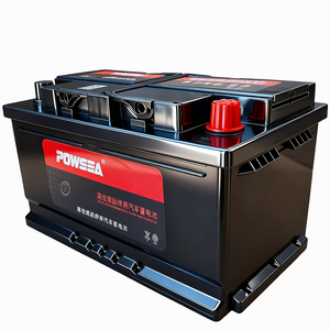 מצבר רכב חדש POWSEA איכותי DIN80 לרכבים אירופאים, עופרת-חומצה 12V 80Ah SMF, מצבר התנעה לרכב - Product Image 1