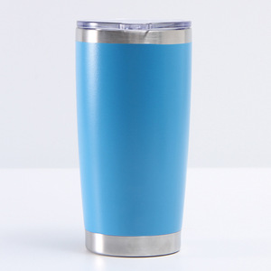 Factory 50pack 20oz Travel Stainless Steel Coffee Tumbler, Double Walled Wholesale Steel Insulated Wine Tumbler With Lid - Product Image 1