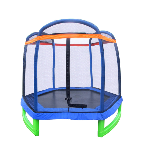 Fourstar 7FT Outdoor Kid Fitness Trampolines Safe Fun