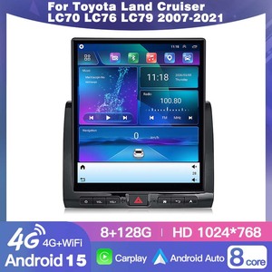 เครื่องเล่นวิทยุมัลติมีเดียในรถยนต์ ขนาด 12.1 นิ้ว รองรับ Wireless CarPlay ระบบ Android 15 พร้อมระบบนำทาง GPS สำหรับรถยนต์โตโยต้าแลนด์ครุยเซอร์ LC70 LC76 LC79 ปี 2007-2021 - Product Image 2