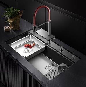 Fregadero de Cocina de Acero Inoxidable 304 de Montaje Superior/Inferior con Panel de 4.0 mm de Grosor y Accesorios Completos - Product Image 2