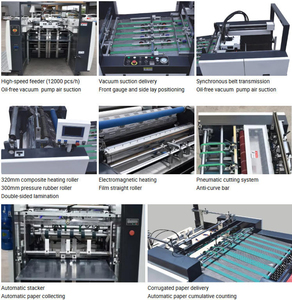 Machine à plastifier thermique A2 entièrement automatique, plastifieuse double face pour papier ondulé, machine à plastifier pour photos - Product Image 6