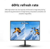 18.5 19 19.5 20 21.5 22 23.6 24 pouces 1K 2K 60Hz 75Hz TN Panneau Bordure Étroite Ordinateur Affichage PC LCD LED Moniteur pour Bureau