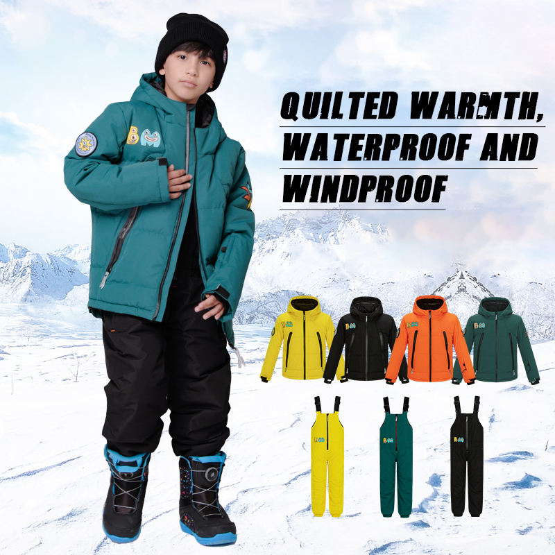 Best Selling Kids Crane Ski Jacket Windproof Waterproof Snow Gear