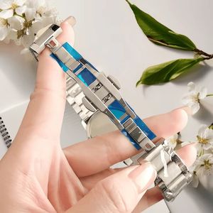 Montres à quartz de luxe pour femmes élégantes, bracelet en acier inoxydable argenté de 40 mm, cadran gris, mouvement SEIKO - Product Image 6