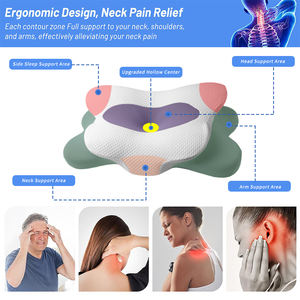 आरामदायक आर्थोपेडिक दर्द राहत गर्दन समर्थन नींद तकिया समायोज्य स्लीपर विरोधी स्लर गर्भाशय ग्रीवा स्मृति फोम बिस्तर तकिया - Product Image 3