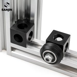 Conector Universal de Aluminio <span class=keywords><strong>2020</strong></span> de Tres Vías, Conector en V, Conector en T, Soporte de Esquina de 90 Grados - Product Image 4