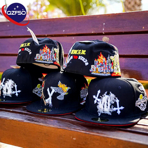 QZFSO Nouveau produit tendance, casquette de baseball brodée 3D à grandes lettres, visière Snapback pour homme, collection Outdoor Era - Product Image 1