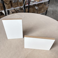 Cadre photo vierge en MDF pour sublimation, écologique, épaisseur 15 mm, 4x6'', blanc, revêtement brillant, DIY