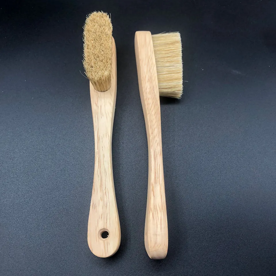 Manico in legno arrampicata gesso spazzola di bambù cinghiali in legno di setola per capelli gesso spazzola arrampicata