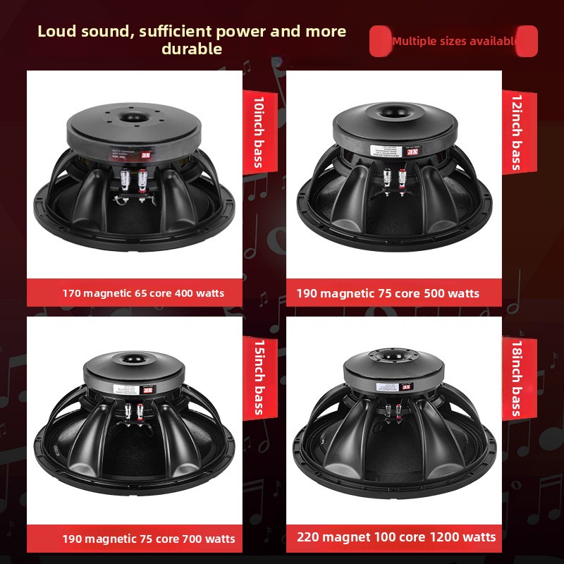 nr audio speakers 18 inches