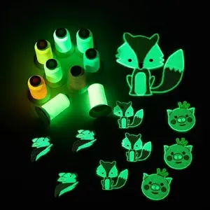 Manufacturer Recycled Glow In The Dark Embroidery Thread Yarn