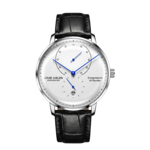 <span class=keywords><strong>Montre</strong></span> élégante 42 mm en acier inoxydable, <span class=keywords><strong>montre</strong></span> à quartz en alliage, cadran blanc fin, <span class=keywords><strong>montre</strong></span>-bracelet étanche 3 ATM, <span class=keywords><strong>montre</strong></span> lumineuse pour homme - Product Image 4