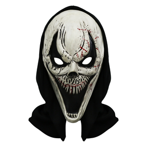 Máscara de Látex de Monstruo con Colmillos para Halloween, Aterradora Máscara de Fantasma para Disfraz de Fiesta, Broma, Juego de Roles, Personalizable - Product Image 6