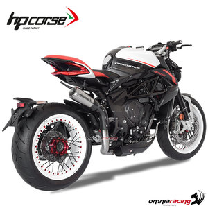 Escape de Alto Rendimiento Hpcorse GP07 en Acero Inoxidable Satinado para Mv Agusta Dragster 800 RR 2017-2020 - Product Image 3