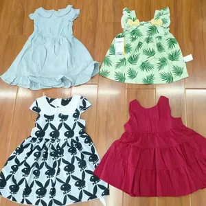 الفتيات الصيف فستان كاجوال القطن الجملة الأطفال ملابس عصرية امدادات السائبة فيتنام مصنع للأطفال الملابس