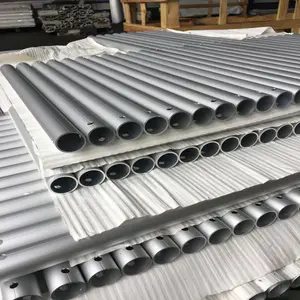 Proveedores al por mayor 6061 Tubo de aluminio 7005 7075 T6 Tubo redondo de aleación de aluminio extruido