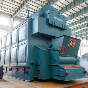 Horizontal Automatic Feeding Low Cost Wood Pellet Chips Fired 4t/h Steam Boiler