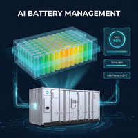 Batería de Almacenamiento de Energía Híbrida Renovable Inedge Power OEM 3MWh/4MWh/5MWh BESS, Sistema de Energía Solar en Contenedor Independiente/Compartido