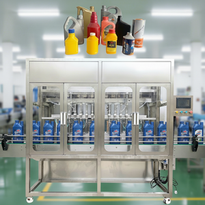 Ligne <span class=keywords><strong>de</strong></span> production <span class=keywords><strong>de</strong></span> machines <span class=keywords><strong>de</strong></span> remplissage d'huile moteur automatique, <span class=keywords><strong>de</strong></span> <span class=keywords><strong>liquide</strong></span> <span class=keywords><strong>de</strong></span> <span class=keywords><strong>frein</strong></span>, d'huile diesel, d'huile lubrifiante et d'huile pour engrenages <span class=keywords><strong>de</strong></span> la marque Brightwin - Product Image 1