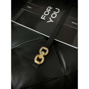 Ceinture pour femme Fiori à double boucle en alliage, style décontracté, taille standard - Product Image 2