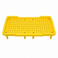 Lit bébé pliant en plastique personnalisable et économique pour tout-petits, berceau préscolaire d'occasion durable avec rangement et matelas pleine grandeur