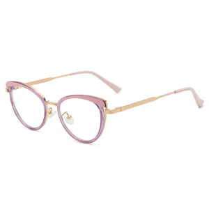 Chất lượng cao cổ điển Cat Eye kính unisex phụ nữ sang trọng tinh thần + PC quang khung Retro xu hướng kính khung - Product Image 5