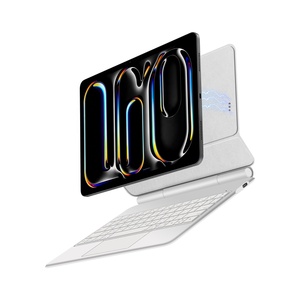 Nuevo Conector Inteligente de 3 Pines Pogo, Teclado Mágico con Panel Táctil Retroiluminado de <span class=keywords><strong>7</strong></span> Colores para <span class=keywords><strong>iPad</strong></span> Pro 12.<span class=keywords><strong>9</strong></span> 13 M4 M5 <span class=keywords><strong>iPad</strong></span> Air <span class=keywords><strong>6</strong></span> <span class=keywords><strong>7</strong></span> 13 Pulgadas M3 - Product Image 2