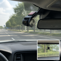 Caméra de tableau de bord USB double objectif U2+ 1080P+720P avec enregistrement en boucle ADAS, DVR de voiture universel sans écran pour navigation Android