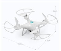 Nouvel Avion RC à Double Conduit en Alliage d'Aluminium Revêtu de Zinc, Durable, avec Télécommande F25-RTF