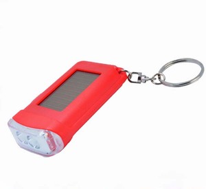 Porte-clés publicitaire fantaisie à énergie solaire avec 2 LED et fonction lampe torche - Product Image 4