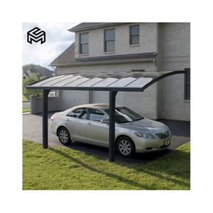 Abri de voiture en aluminium à pente simple imperméable au soleil, <span class=keywords><strong>abris</strong></span> de stationnement pour voitures - Product Image 2
