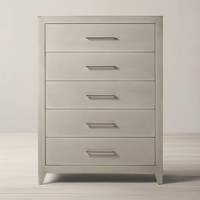 Nouvelle commode en bois massif de chêne pour chambre à coucher, meuble de chambre en bois