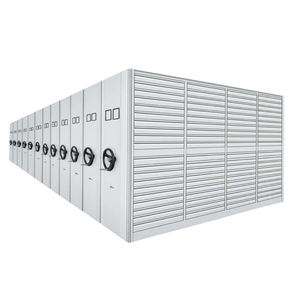 Большие стальные компактные стеллажи архивные мобильные стеллажи высокой плотности полки для государственной школы, офисная мебель, библиотека - Product Image 2