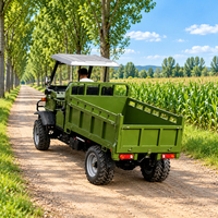 Camion benne agricole diesel 4x4 de 2-3 tonnes à levage hydraulique pour le transport en verger et en vignoble – Choix Économique