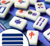 Table de Mahjong automatique à fentes pour cartes à quatre côtés, personnalisable, bleue et blanche, pour usage général, vente en gros