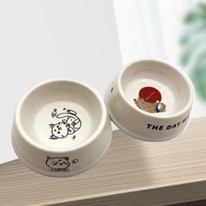 Eco-Friendly <span class=keywords><strong>Bamboo</strong></span> Fibra <span class=keywords><strong>Pet</strong></span> <span class=keywords><strong>Bowl</strong></span> Processamento Personalizado Único Cão Alimentação <span class=keywords><strong>Bowl</strong></span> com Animal Print Biodegradável Moda Atacado - Product Image 3