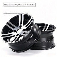 Jantes en alliage d'aluminium de 14 pouces pour VTT, buggy de plage, véhicule tout-terrain et karting, 14x6 et 14x7, OEM Can-Am Maverick, fabriqué en Chine