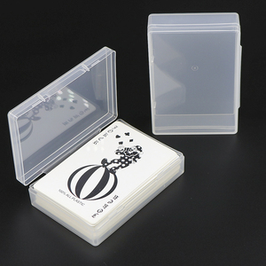 Plastic Pokemon Cards Holder Tarot Card Boxes Clear Playing Card Case