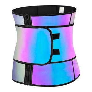 Tessuto riflettente resistente arcobaleno <span class=keywords><strong>schiena</strong></span> migliorare la postura corretto supporto <span class=keywords><strong>lombare</strong></span> vita Trimmer Shapewear <span class=keywords><strong>per</strong></span> lo Yoga esercizio di allenamento - Product Image 1