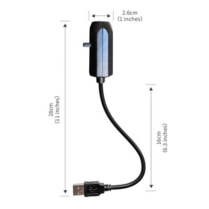 ไฟกลางคืน LED สร้างสรรค์ ใช้พลังงานจาก USB โคมไฟฉายภาพดาวเคราะห์สำหรับห้องนอน โคมไฟตกแต่งพร้อมฉายภาพที่ปรับแต่งได้ - Product Image 5