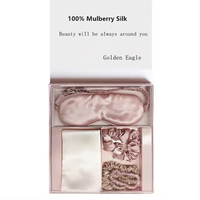 Ensemble cadeau de luxe : taie d'oreiller en soie, masque pour les yeux en soie et ensemble de taies d'oreiller en soie pour les cadeaux de mariée et de demoiselles d'honneur