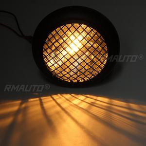 ไฟหน้ามอเตอร์ไซค์แบบ Hi/Lo ขนาด 12V 5.75 นิ้ว สีดำทรงกลม สำหรับ Harley Bobber Custom LED 60W - Product Image 6