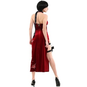 Vestido de cosplay de Ada Wong de Resident Evil 4, disfraz de cheongsam rojo de Star's Edge - Product Image 4